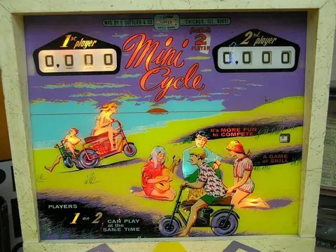Polo / Mini Cycle backglass