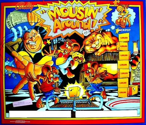 Mousin' Around! backglass