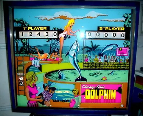 Showtime / Dolphin backglass