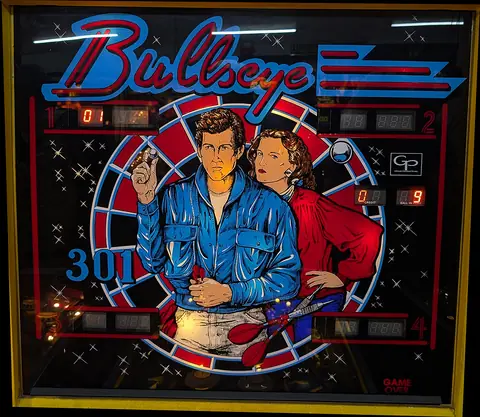 301/Bulls Eye backglass
