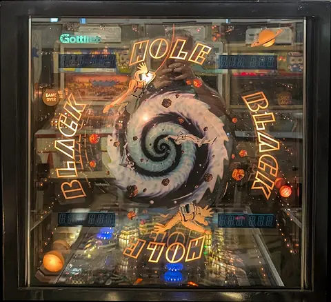 Black Hole backglass