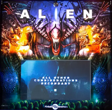 Alien (Remake LE) backglass