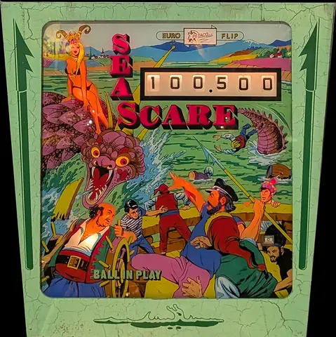 Sea Scare backglass