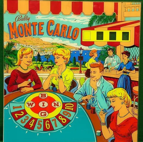 Monte Carlo backglass