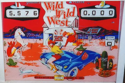 Wild Wild West backglass