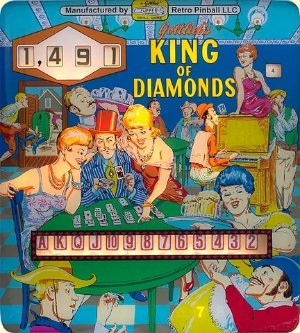 King of Diamonds backglass