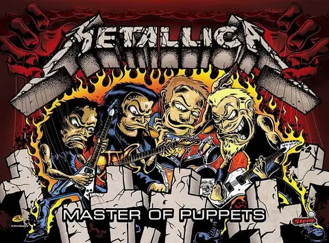 Metallica Master of Puppets (LE) backglass
