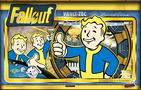 Fallout backglass