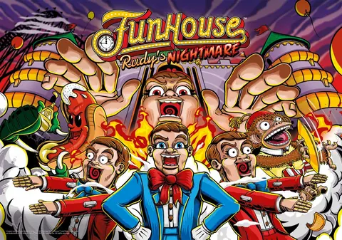 Funhouse backglass