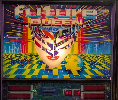 Future Queen backglass