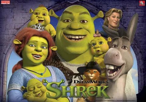 Shrek backglass