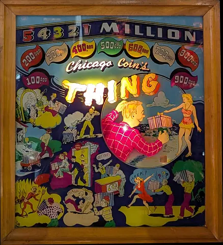Thing backglass