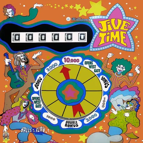 Jive Time / Rock 'N Roll backglass