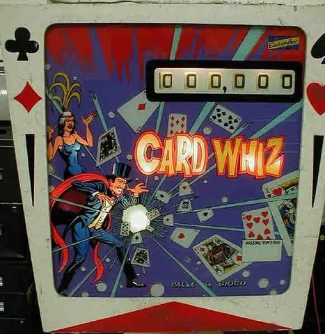 Card Whiz (1P) backglass