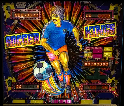 Soccer Kings backglass