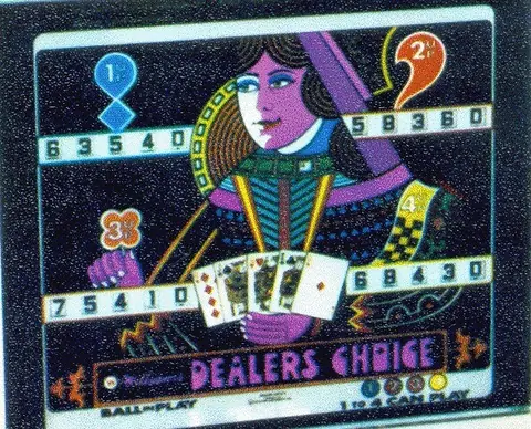 Dealer's Choice backglass