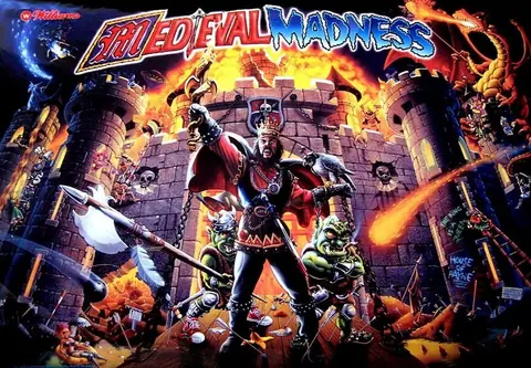 Medieval Madness backglass