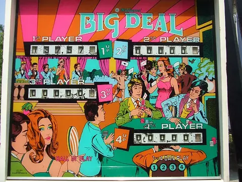 Big Deal backglass