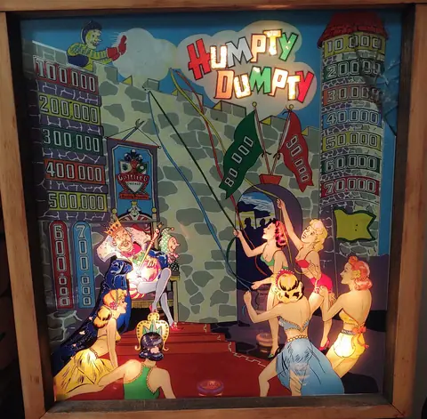 Humpty Dumpty backglass