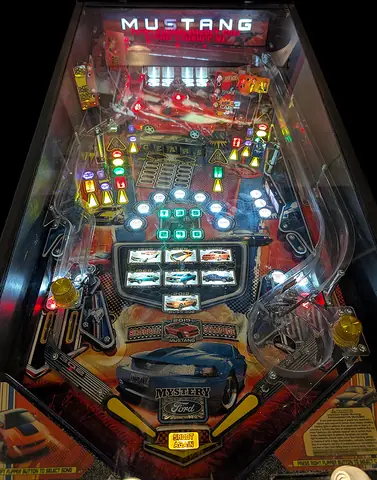 Mustang playfield