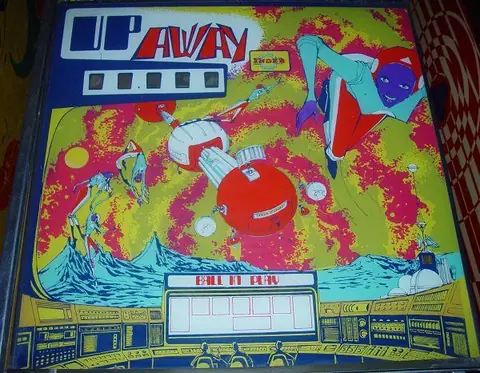 Up Away backglass