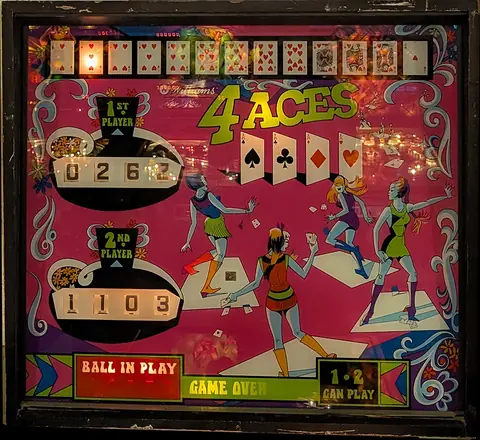 4 Aces backglass