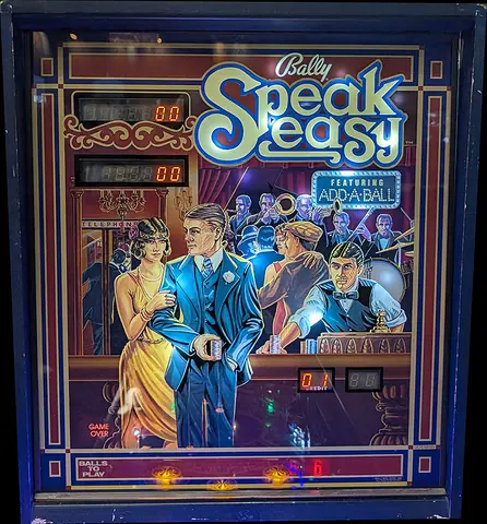 Speakeasy backglass