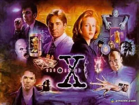 The X Files backglass