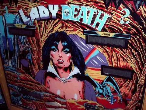 Lady Death backglass