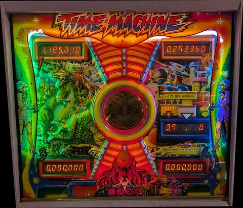 Time Machine backglass