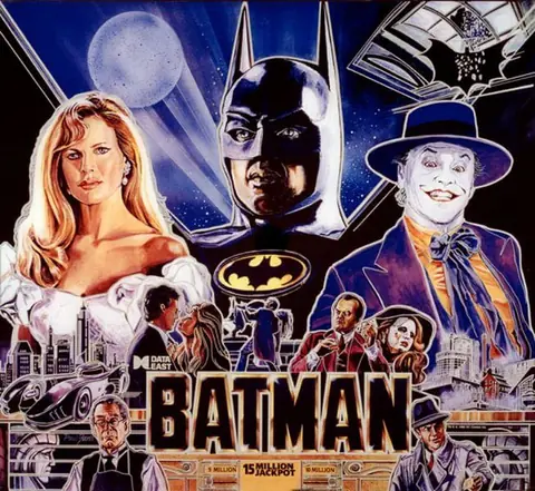 Batman backglass
