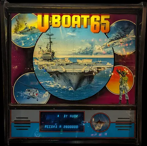U-Boat 65 backglass