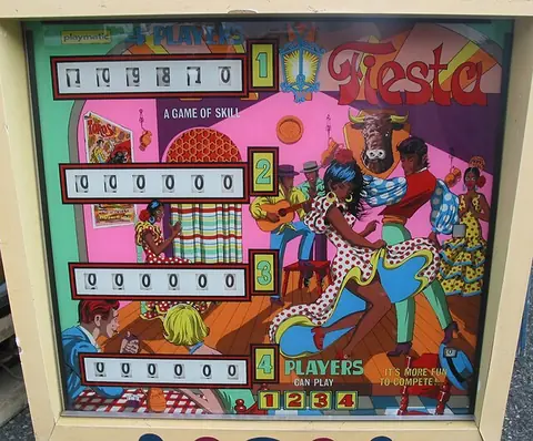 Fiesta backglass
