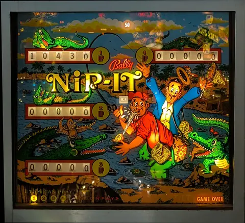 Nip-It backglass
