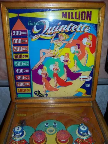 Quintette backglass