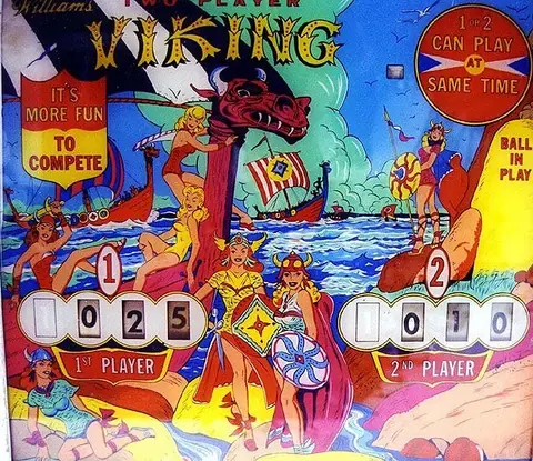 Viking backglass