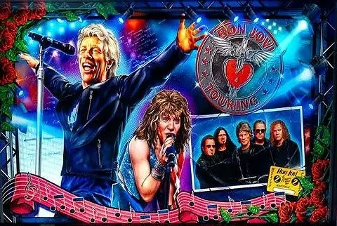 Bon Jovi backglass