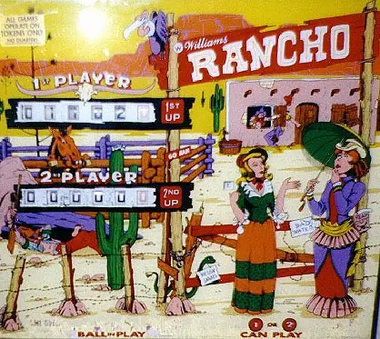 Rancho backglass