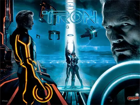 Disney TRON: Legacy backglass
