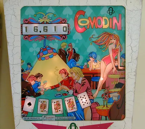 Comodin backglass