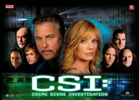 CSI: Crime Scene Investigation backglass