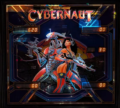 Cybernaut backglass