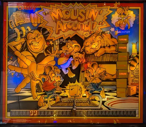 Mousin' Around! backglass