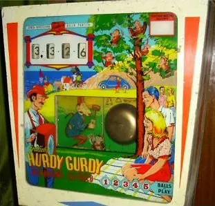 Hurdy Gurdy (Italy) backglass