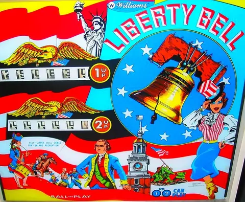 Liberty Bell backglass