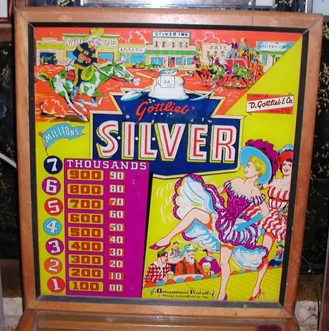Silver backglass