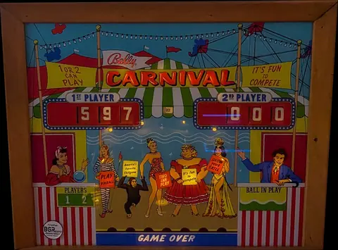 Carnival backglass