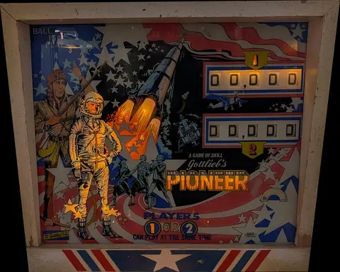 Pioneer backglass