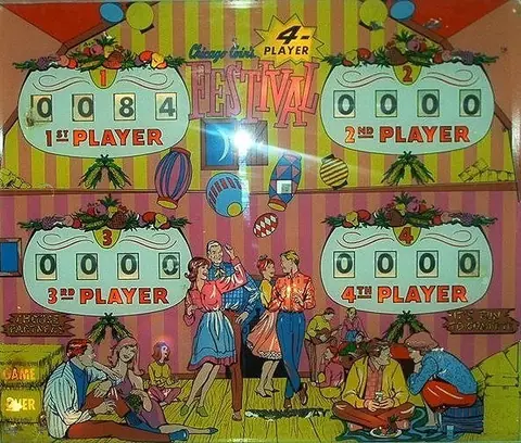 Festival backglass