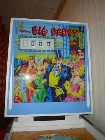 Big Daddy backglass